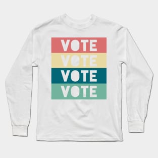 Vote 2020 Harris Retro Vintage Election Year Voters Gift Long Sleeve T-Shirt